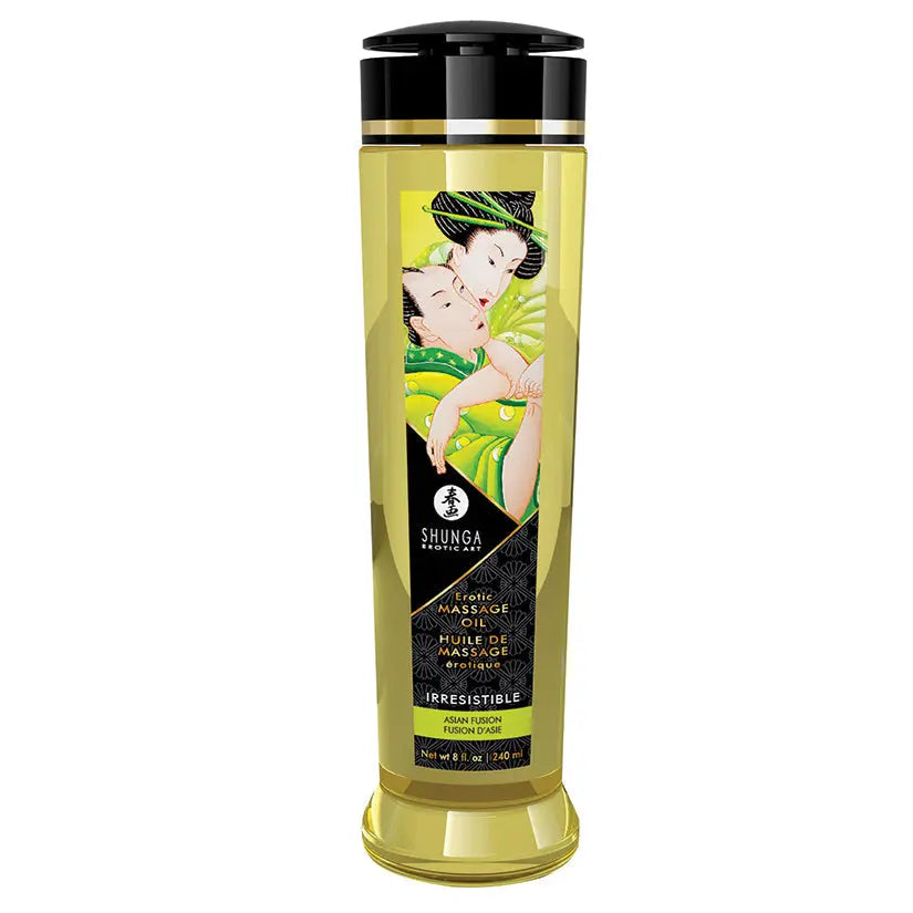 Shunga Erotic Massage Oil Irresistible-Asian Fruits 8.oz My Store