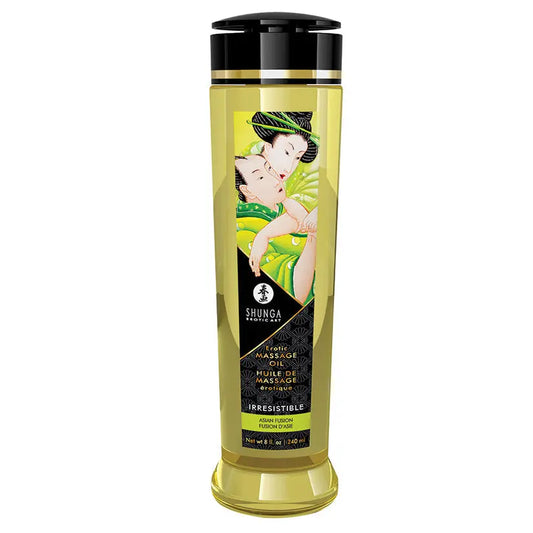 Shunga Erotic Massage Oil Irresistible-Asian Fruits 8.oz My Store