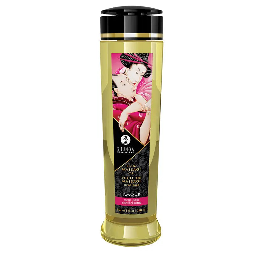 Shunga Erotic Massage Oil Amour-Sweet Lotus 8oz My Store