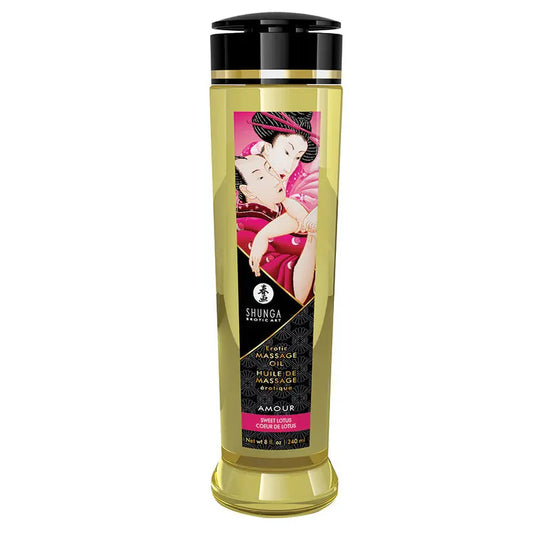 Shunga Erotic Massage Oil Amour-Sweet Lotus 8oz My Store