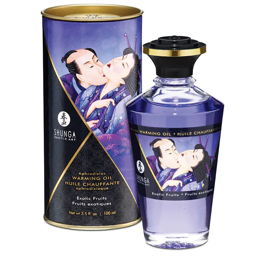 Shunga Aphrodisiac Warming Oil-Exotic Fruits 3.5oz My Store
