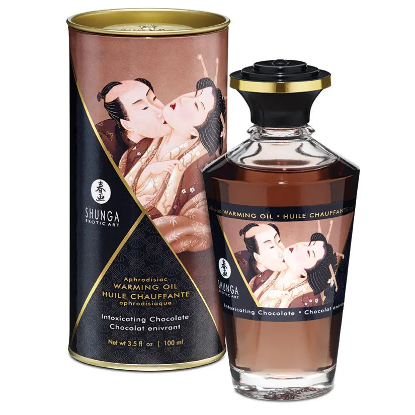 Shunga Aphrodisiac Warming Oil-Intoxicating Chocolate 3.5oz My Store