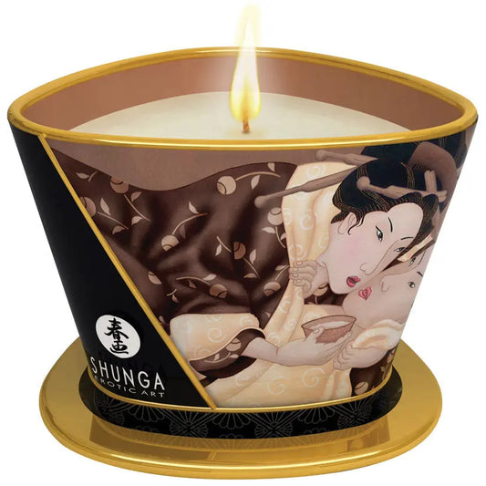 Shunga Massage Candle-Intoxicating Chocolate 5.7oz My Store