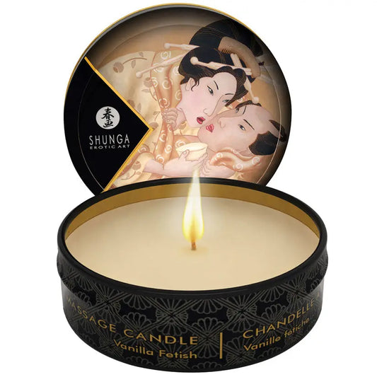 Shunga Mini Massage Candle-Vanilla Fetish 1oz My Store