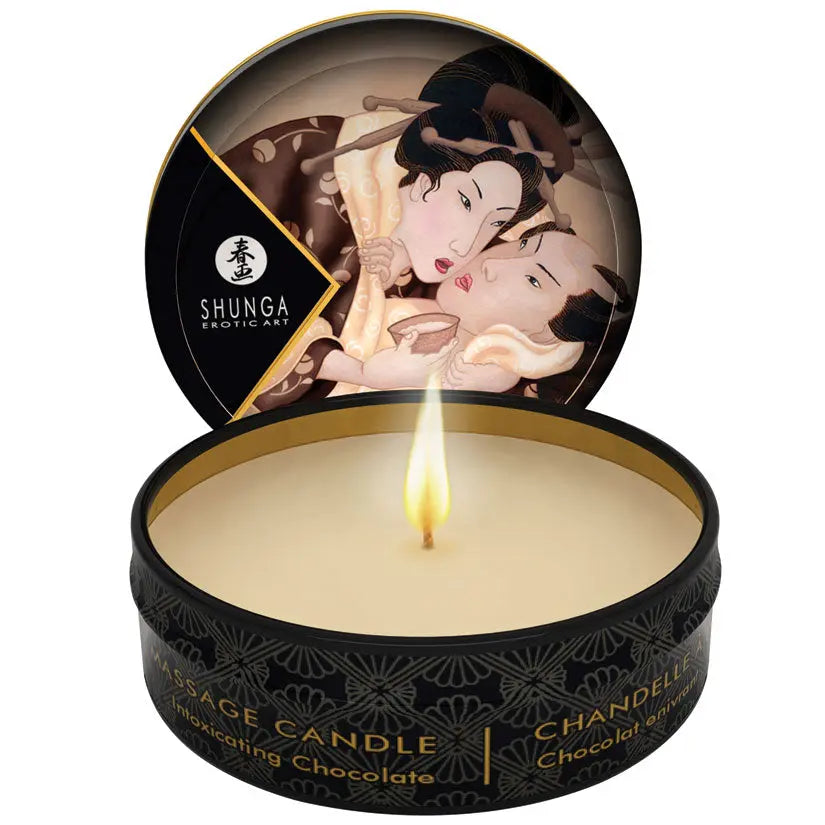 Shunga Mini Massage Candle-Intoxicating Chocolate 1oz My Store