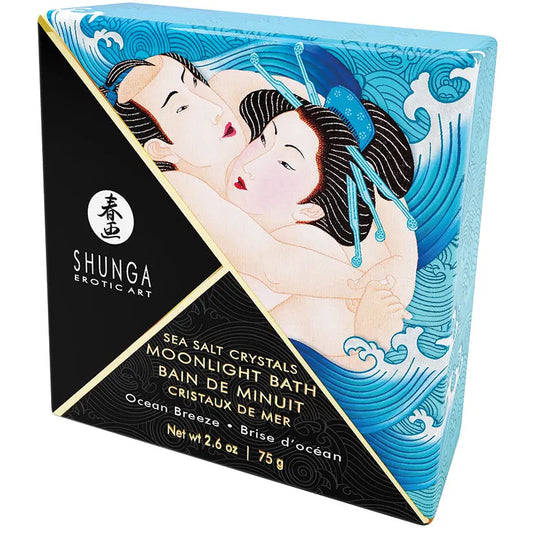Shunga Moonlight Bath Sea Salt Crystals-Ocean Breeze 2.6oz My Store