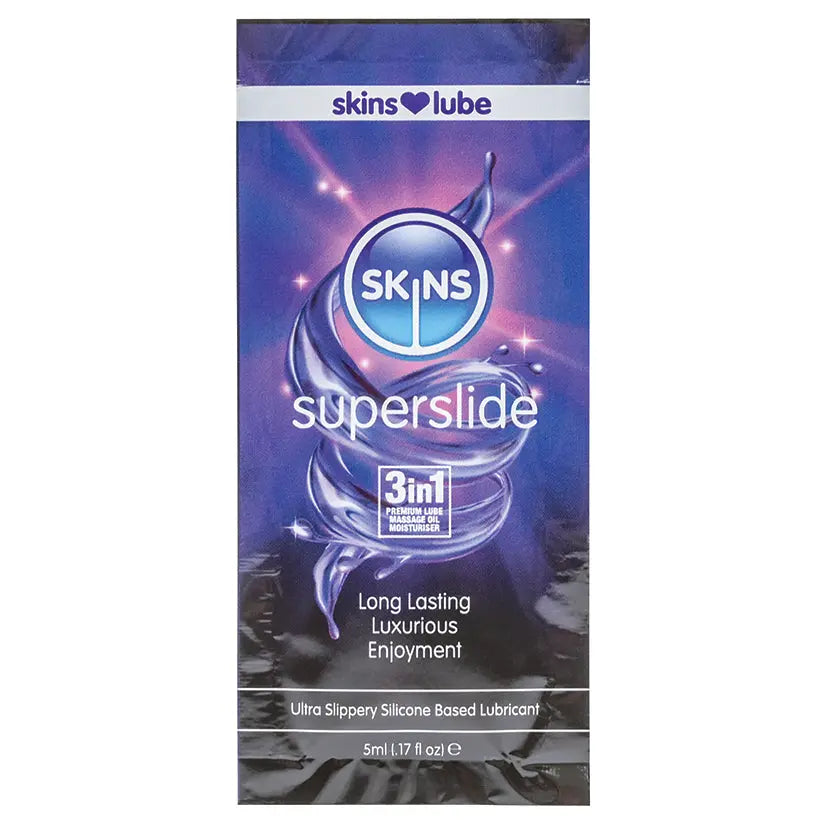 Skins Super Slide Silicone Based Lubricant 5ml foil My Store