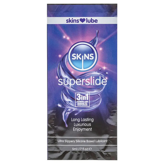 Skins Super Slide Silicone Based Lubricant 5ml foil My Store