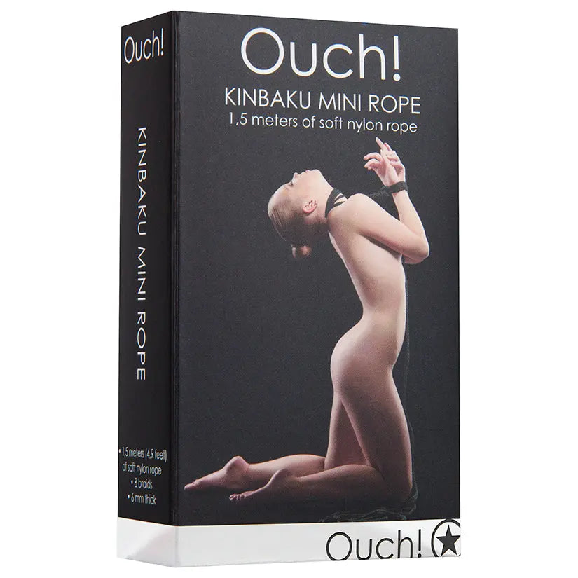 Ouch! Kinbaku Mini Rope-Black My Store