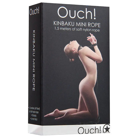 Ouch! Kinbaku Mini Rope-Black My Store