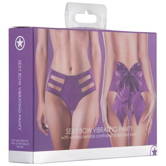 Ouch! Sexy Bow Vibrating Panty-Purple My Store