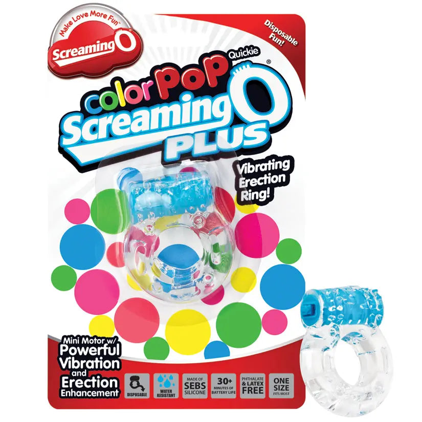 Screaming O ColorPoP Quickie Plus-Blue My Store