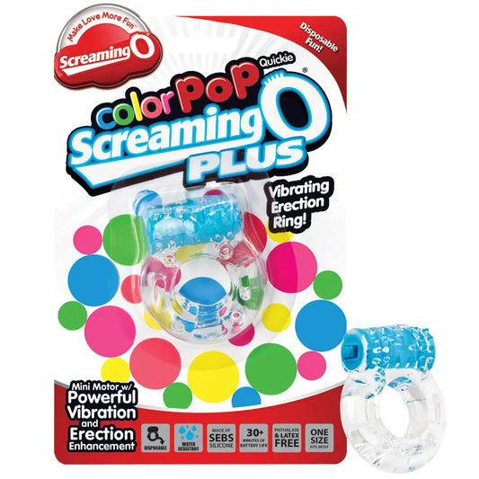 Screaming O ColorPoP Quickie Plus-Blue My Store