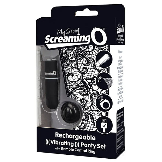 Screaming O My Secret Charged Remote Control Panty Vibe-Black My Store