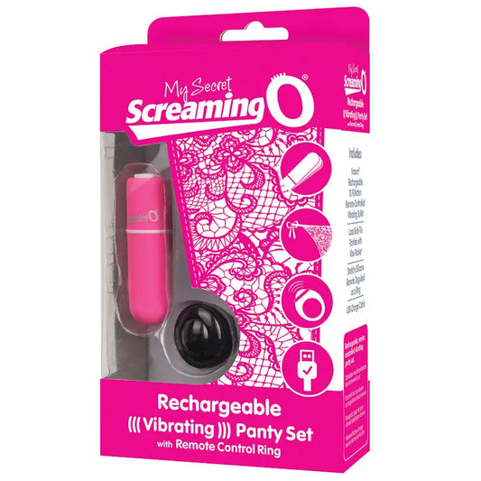 Screaming O My Secret Charged Remote Control Panty Vibe-Pink My Store