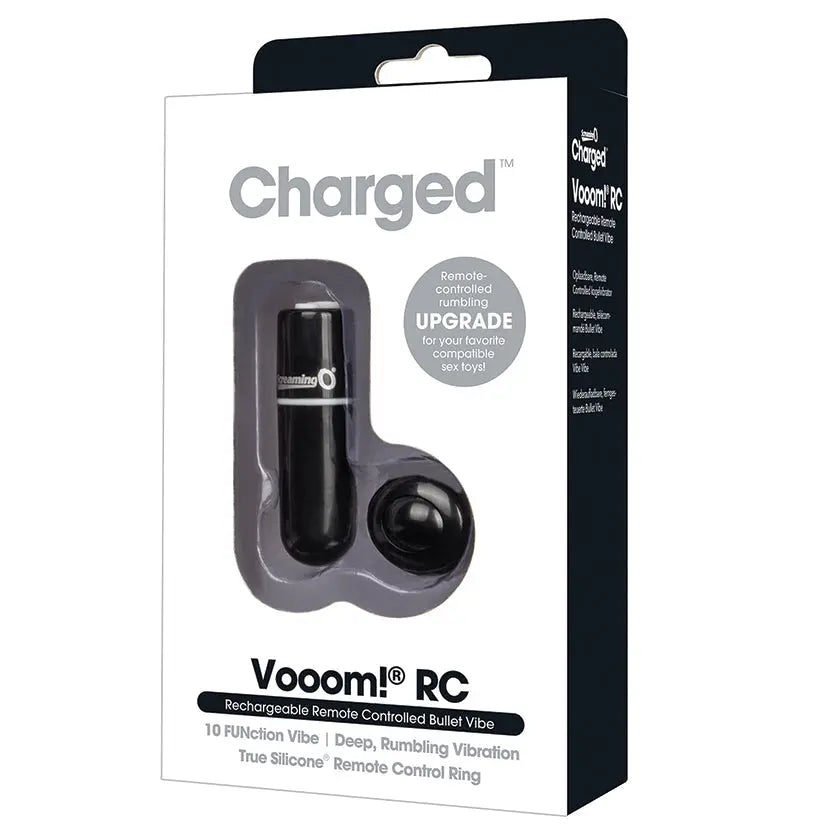 Screaming O Charged Vooom Remote Control Bullet-Black My Store