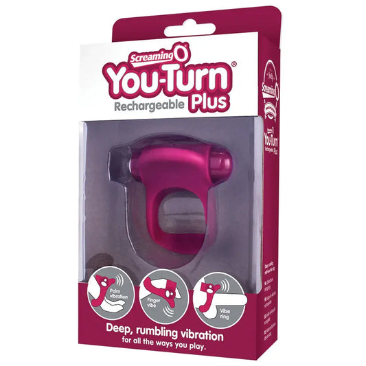 Screaming O You Turn Plus Finger Vibe-Merlot My Store