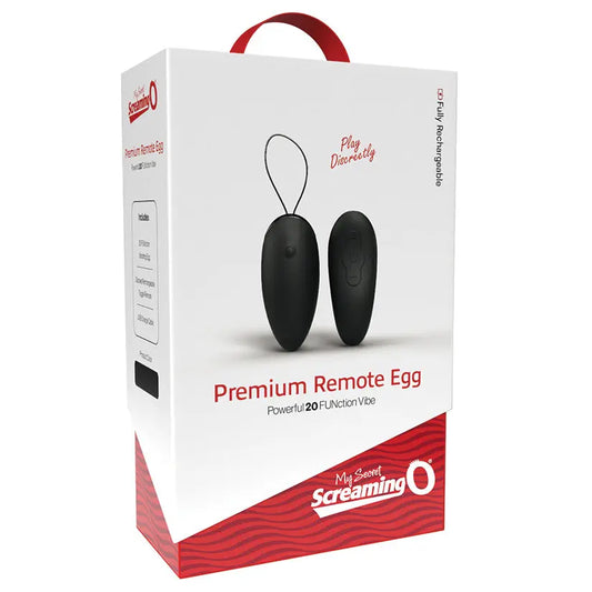 Screaming O My Secret Premium Remote Egg-Black My Store