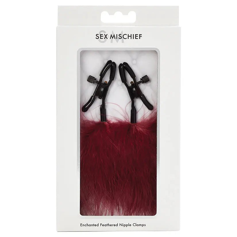 S&M Enchanted Feather Nipple Clamps My Store