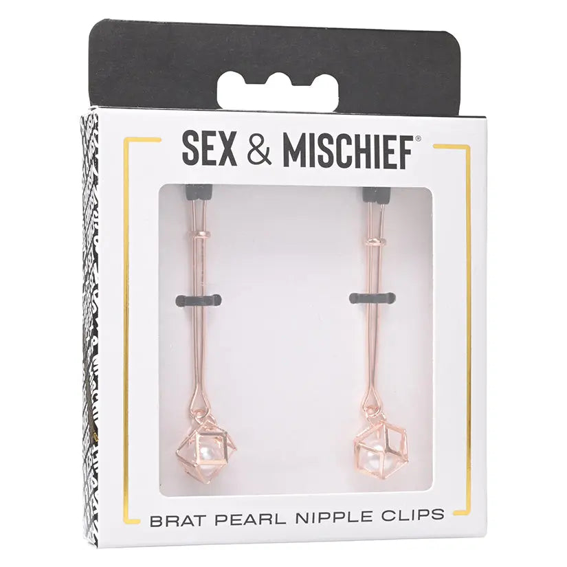 S&M Brat Pearl Nipple Clips My Store