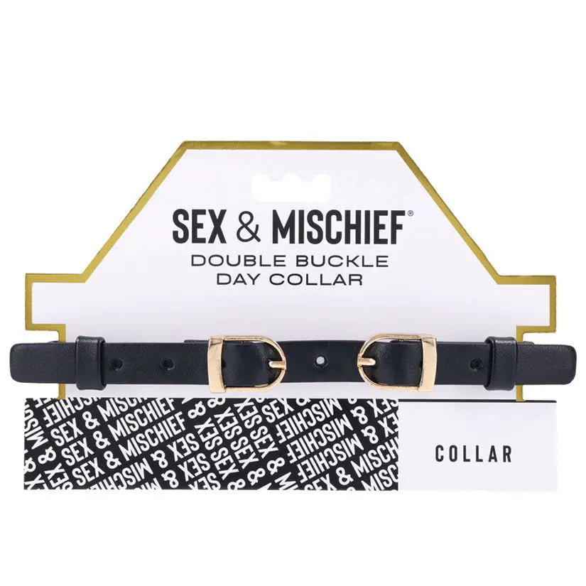 S&M Double Buckle Day Collar My Store