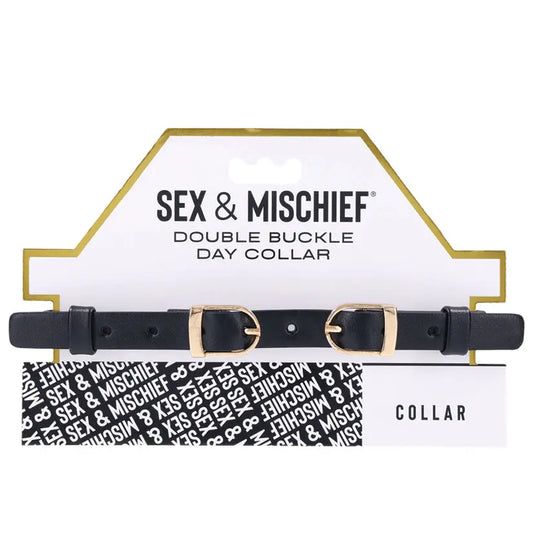 S&M Double Buckle Day Collar My Store