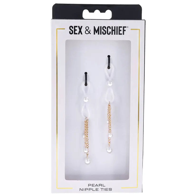 S&M Pearl Nipple Ties My Store