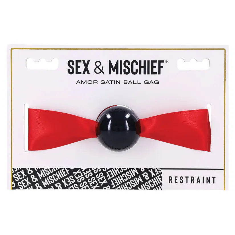 S&M Amor Satin Ball Gag My Store