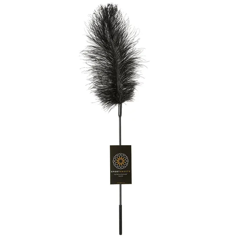 Sportsheets Ostrich Tickler-Black My Store
