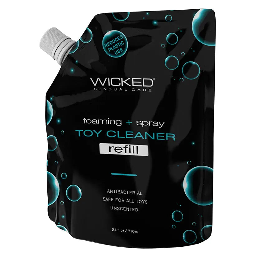 Wicked Sensual Foaming and Spray Toy Cleaner Refill Pouch My Store