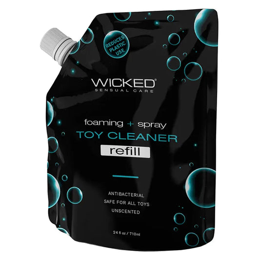 Wicked Sensual Foaming and Spray Toy Cleaner Refill Pouch My Store