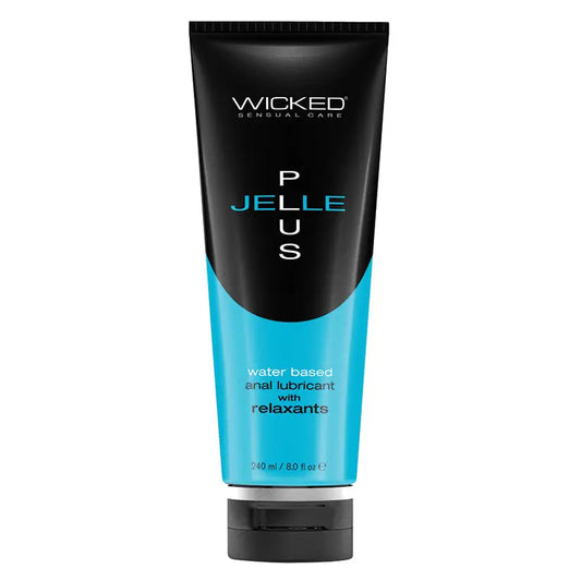 Wicked Aqua Jelle Plus Anal Lubricant with Relaxants 8oz My Store
