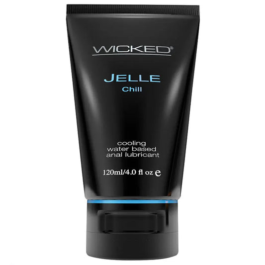 Wicked Jelle Chill Cooling Waterbased Anal Lubricant 4oz My Store