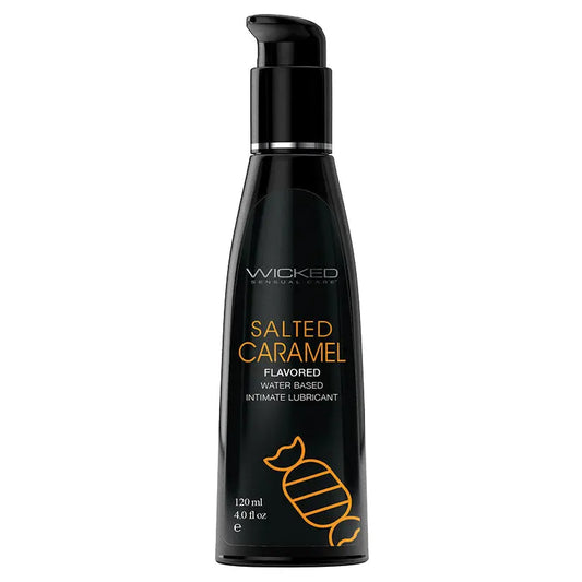 Wicked Aqua Flavored Lube-Salted Caramel 4oz My Store