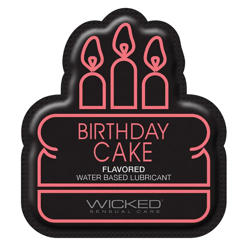 Wicked Sensual Aqua Flavored Birthday Cake Foil Pack 3ML My Store