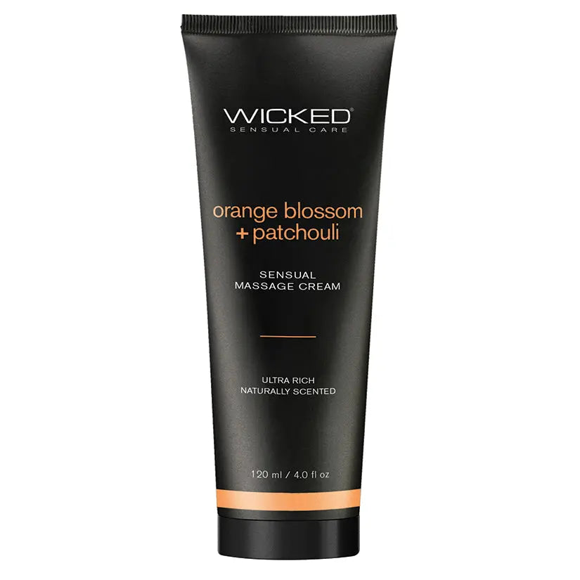 Wicked Sensual Massage Cream-Orange Blossom + Patchouli Scented 4oz My Store