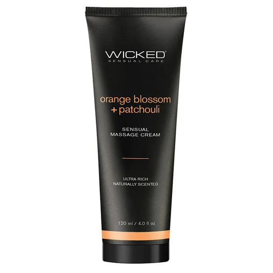 Wicked Sensual Massage Cream-Orange Blossom + Patchouli Scented 4oz My Store