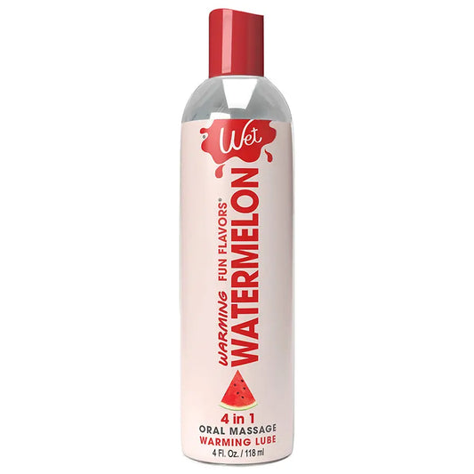 Wet Warming Fun Flavors Watermelon 4-In-1 Lubricant 4oz My Store