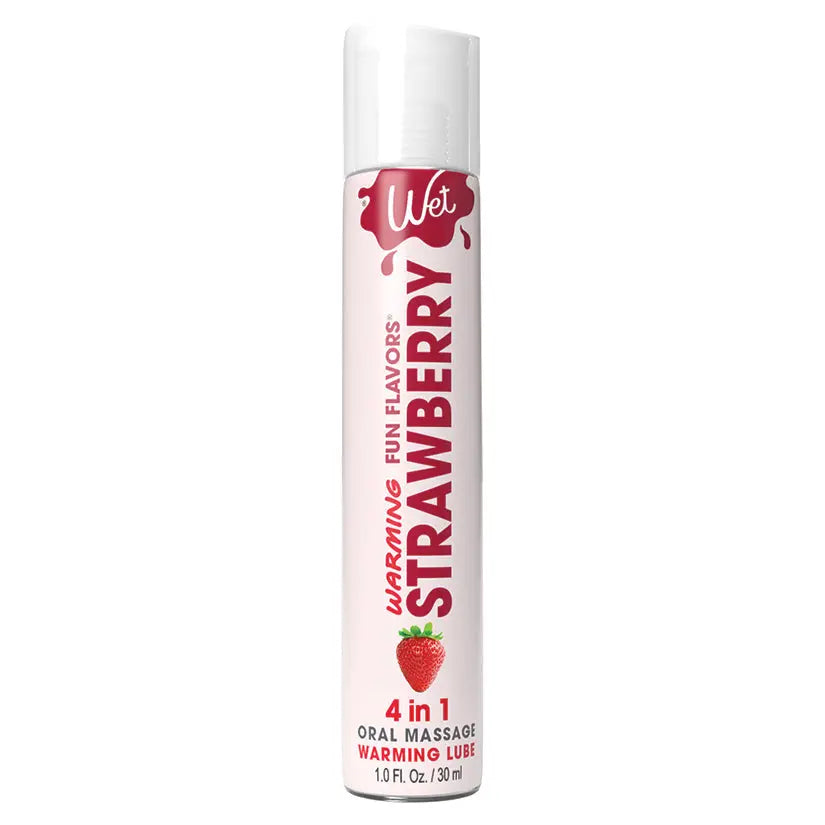 Wet Warming Fun Flavors Strawberry 4-In-1 Lubricant 1oz My Store