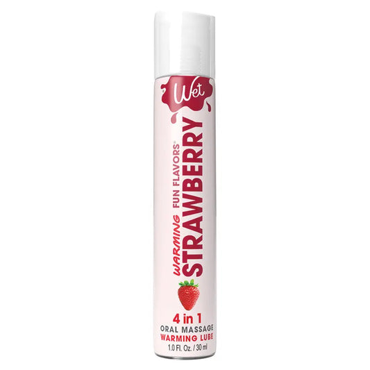 Wet Warming Fun Flavors Strawberry 4-In-1 Lubricant 1oz My Store