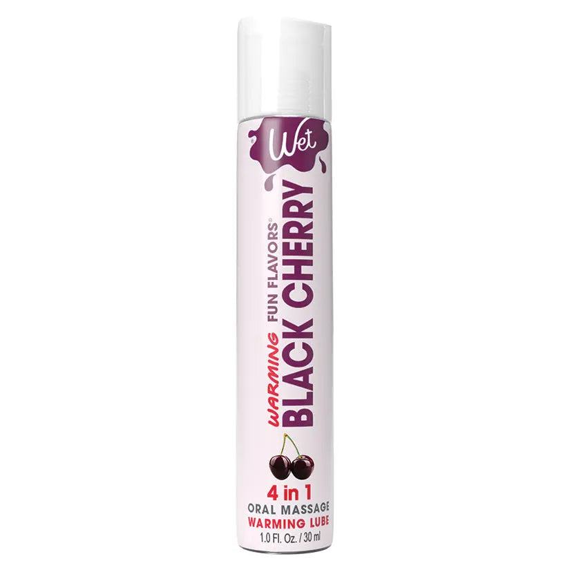 Wet Warming Fun Flavors Black Cherry 4-In-1 Lubricant 1oz My Store