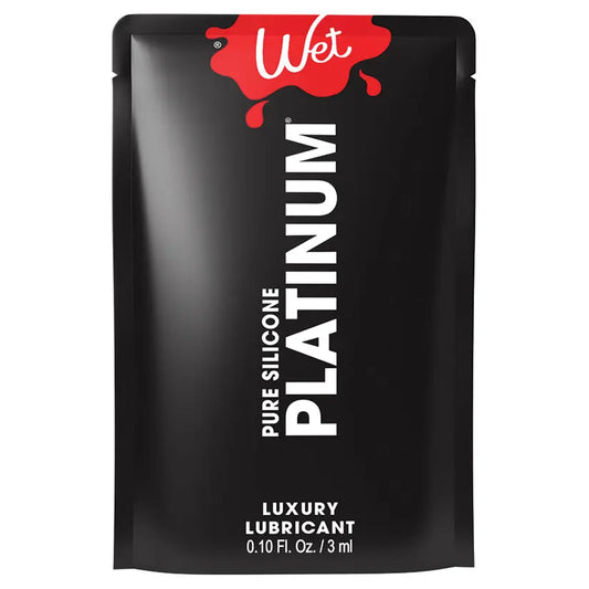 Wet Platinum Luxury Silicone Based Lubricant 0.1oz My Store