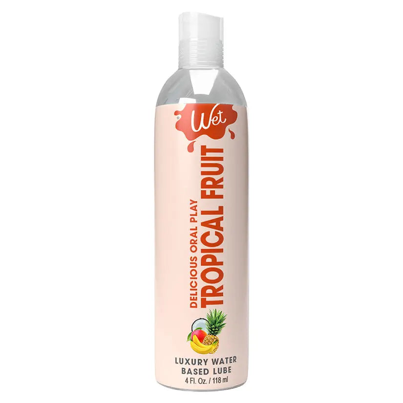 Wet Delicious Oral Play Tropical Explosion Waterbased Flavored Lubricant 4oz My Store