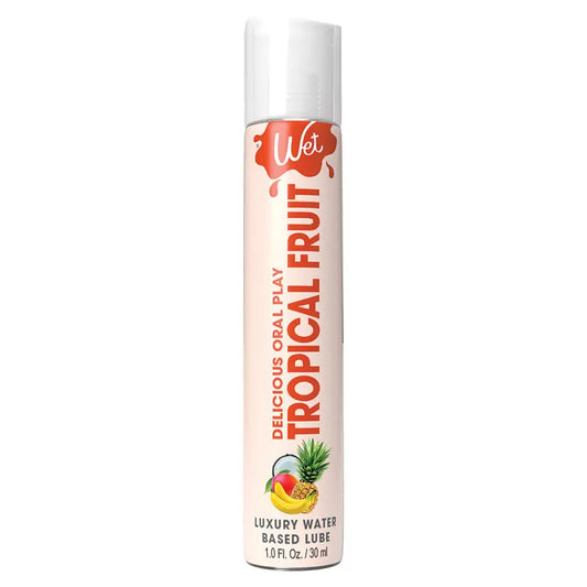 Wet Delicious Oral Play Tropical Explosion Waterbased Flavored Lubricant 1oz My Store