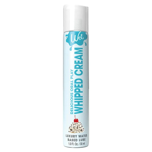 Wet Delicious Oral Play Whipped Cream Waterbased Flavored Lubricant 1oz My Store