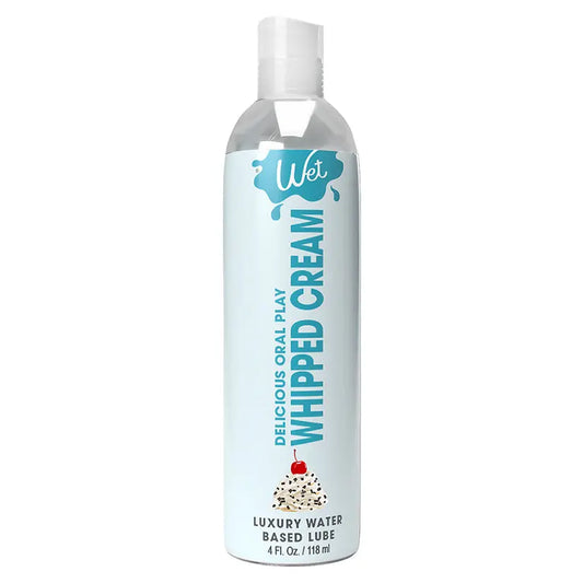 Wet Delicious Oral Play Whipped Cream Waterbased Flavored Lubricant 4oz My Store