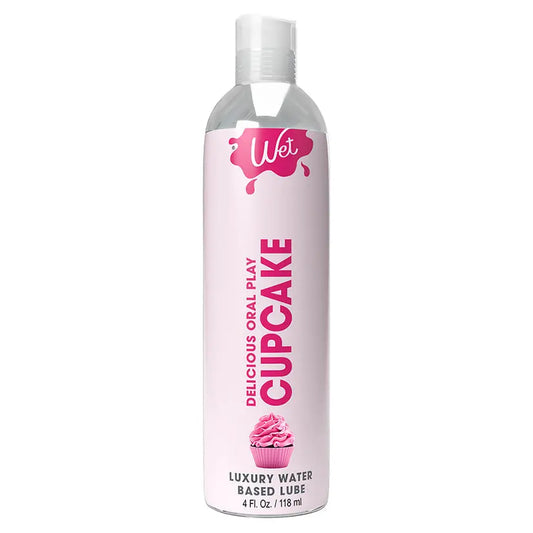 Wet Delicious Oral Play Cupcake Waterbased Flavored Lubricant 4oz My Store