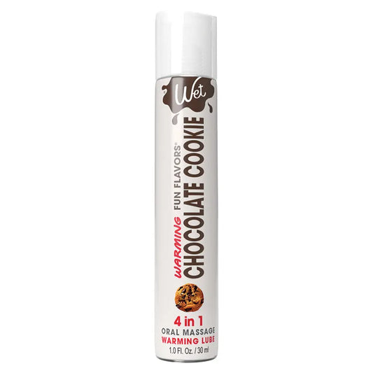 Wet Warming Fun Flavors Chocolate Cookie 4-In-1 Lubricant 1oz My Store