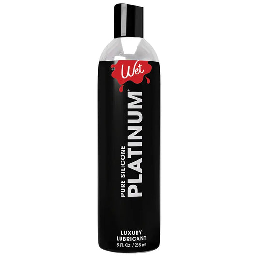 Wet Platinum Luxury Silicone Based Lubricant 8oz My Store