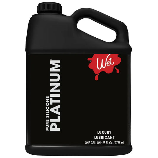 Wet Platinum Luxury Silicone Based Lubricant 128oz My Store